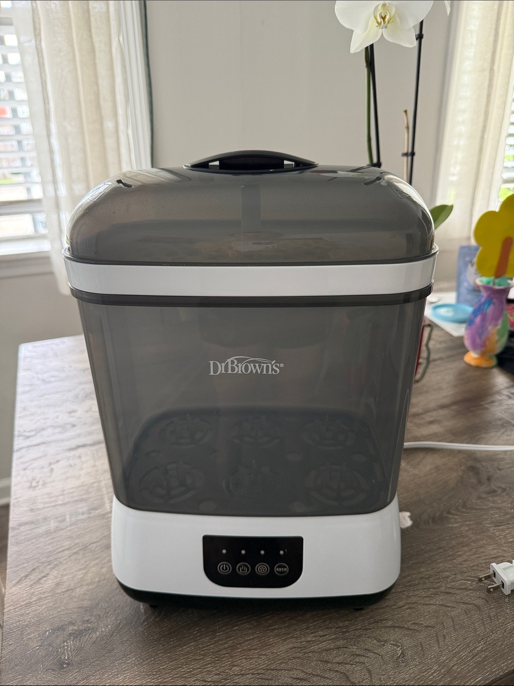 Dr. Brown's Gray Electric Baby Bottle Sterilizer